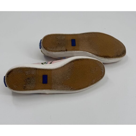 Keds Womens Canvas Rifle Paper Co Sneakers Floral Print US 7 EU 37.5 Pink/Multic - Picture 7 of 8